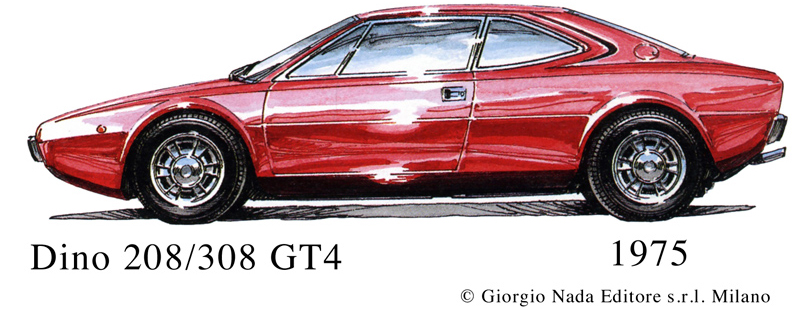 Dichtlippe hintere Seitenscheibe Ferrari Dino 208/308 GT4